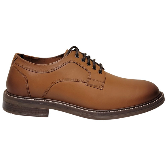 Dockers Men Ludgate Lace Up Derby Oxfords Sz US 11.5M Butterscotch Brown Leather